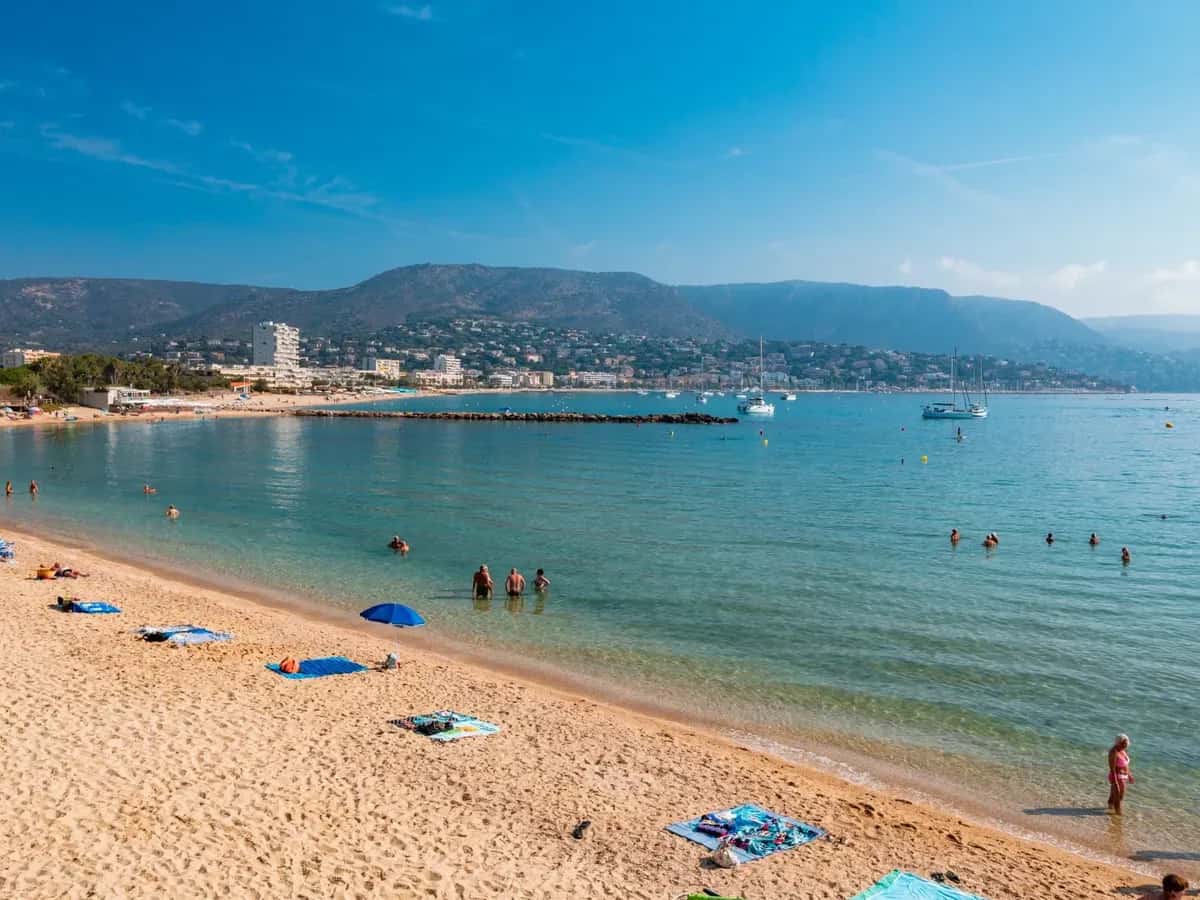 Plage du Gouron, Bormes-les-Mimosas